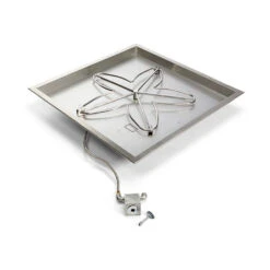 30″ Square Drop In Match Lit Fire Pit Kit