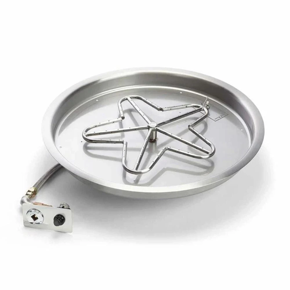 19" Round Bowl Pan, Battery Operated Push Button Ignition Kit 3 19" Round Bowl Pan, Battery Operated Push Button Ignition Kit