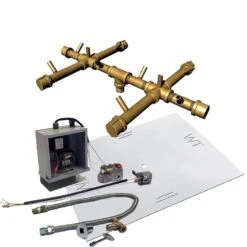 24″ Square Warming Trends Crossfire 3V Battery Operated Electronic Ignition