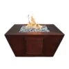 48″ Redan Square Copper Fire Pit 2 48″ Redan Square Copper Fire Pit -Grand Canyon 48 RedanSquareCopperFirePit