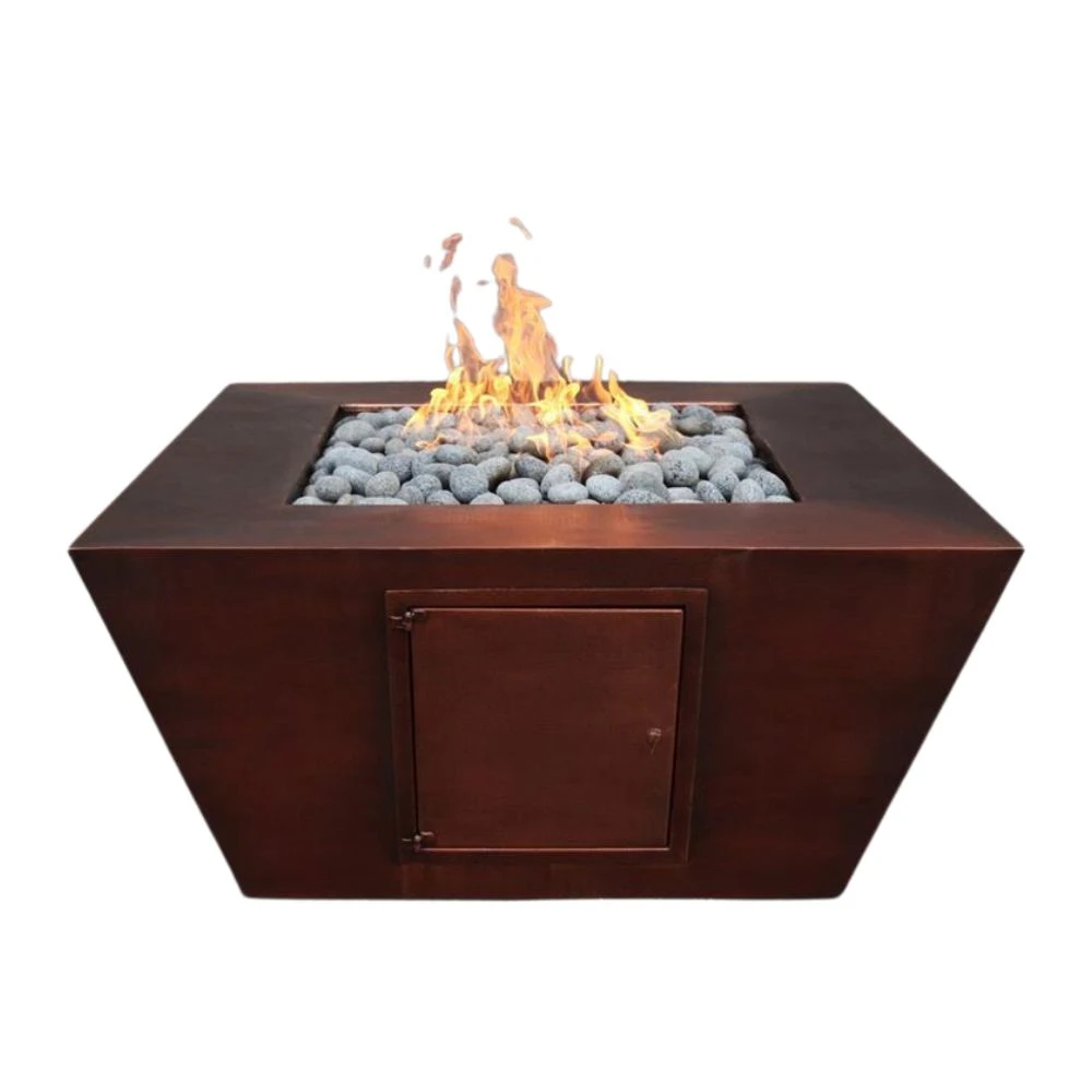 48″ Redan Square Copper Fire Pit 3 48″ Redan Square Copper Fire Pit