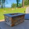 48″ X 30″ Rectangle Custom Stone Gas Fire Pit 1 48″ X 30″ Rectangle Custom Stone Gas Fire Pit -Grand Canyon 48 x 30 Rectangle Custom Stone Gas Fire Pit