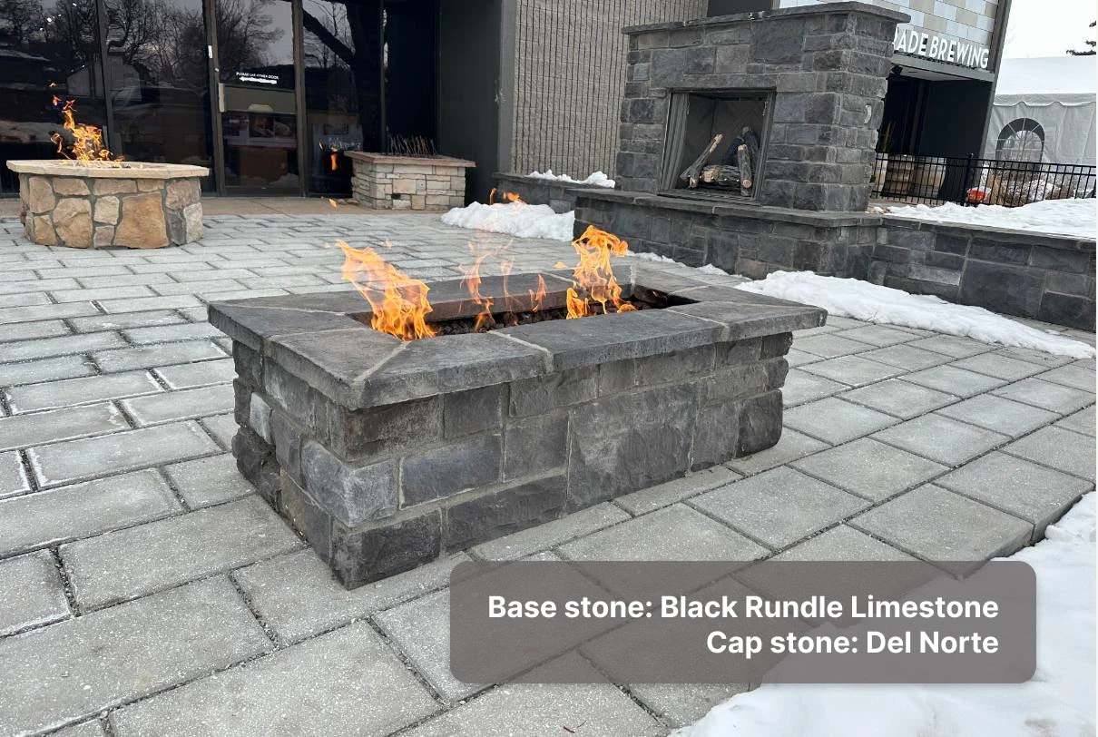 61″ X 31″ Rectangle Custom Stone Gas Fire Pit 13 61″ X 31″ Rectangle Custom Stone Gas Fire Pit - Image 11