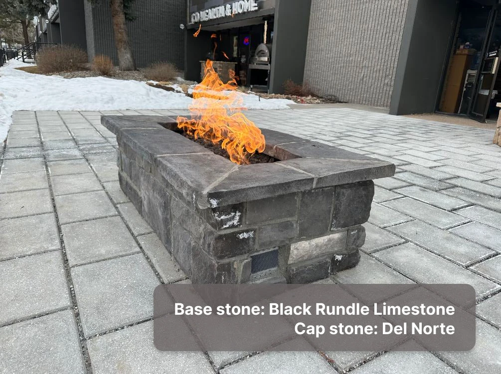 61″ X 31″ Rectangle Custom Stone Gas Fire Pit 22 61″ X 31″ Rectangle Custom Stone Gas Fire Pit - Image 20