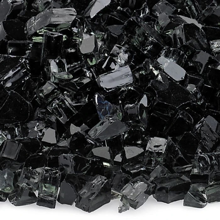 Black Fire Glass 1/4" 5 Black Fire Glass 1/4" - Image 3