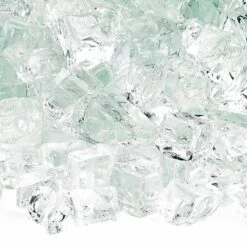 Clear Fire Glass 1/2" 8 Clear Fire Glass 1/2" -Grand Canyon AFF CLR12 c