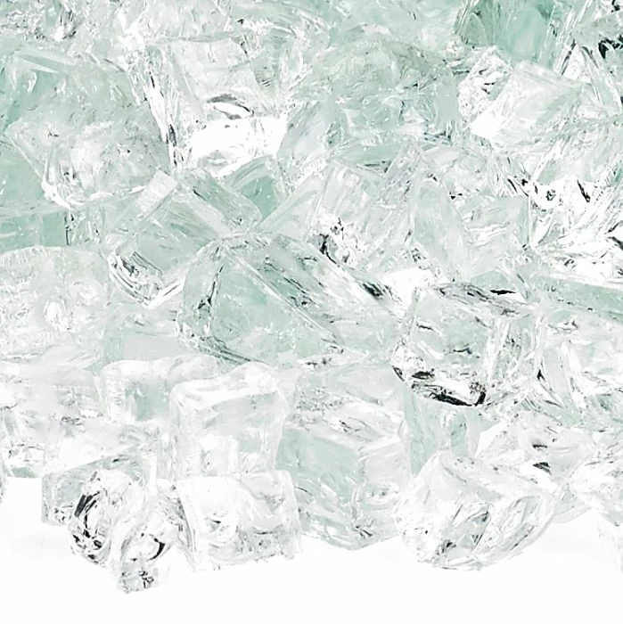 Clear Fire Glass 1/2" 4 Clear Fire Glass 1/2" - Image 2