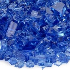 Cobalt Blue Fire Glass 1/4" 9 Cobalt Blue Fire Glass 1/4" -Grand Canyon AFF COBL c