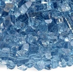 Pacific Blue Fire Glass 1/4" 9 Pacific Blue Fire Glass 1/4" -Grand Canyon AFF PABL c
