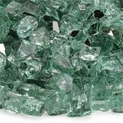 Evergreen Reflective Fire Glass 1/2" 9 Evergreen Reflective Fire Glass 1/2" -Grand Canyon AFFEVGRF12c