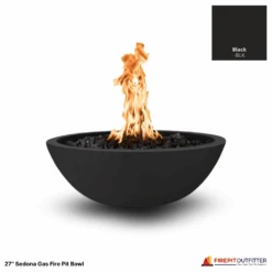 27" Sedona Gas Fire Pit Bowl 39 27" Sedona Gas Fire Pit Bowl -Grand Canyon Black 27 Sedona Gas Fire Pit