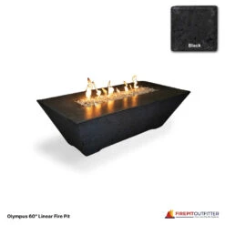 Grand Canyon Olympus 60″ Linear Fire Pit 23 Grand Canyon Olympus 60″ Linear Fire Pit -Grand Canyon Black Olympus 60 linear fire pit