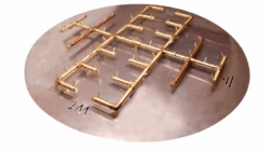 450K BTU Warming Trends Crossfire Burner System, 60″ Pan 5 450K BTU Warming Trends Crossfire Burner System, 60″ Pan -Grand Canyon CFB450PlateAP