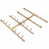 Warming Trends Crossfire Square Style Brass Gas Fire Pit Burners 1 Warming Trends Crossfire Square Style Brass Gas Fire Pit Burners -Grand Canyon CFBD240