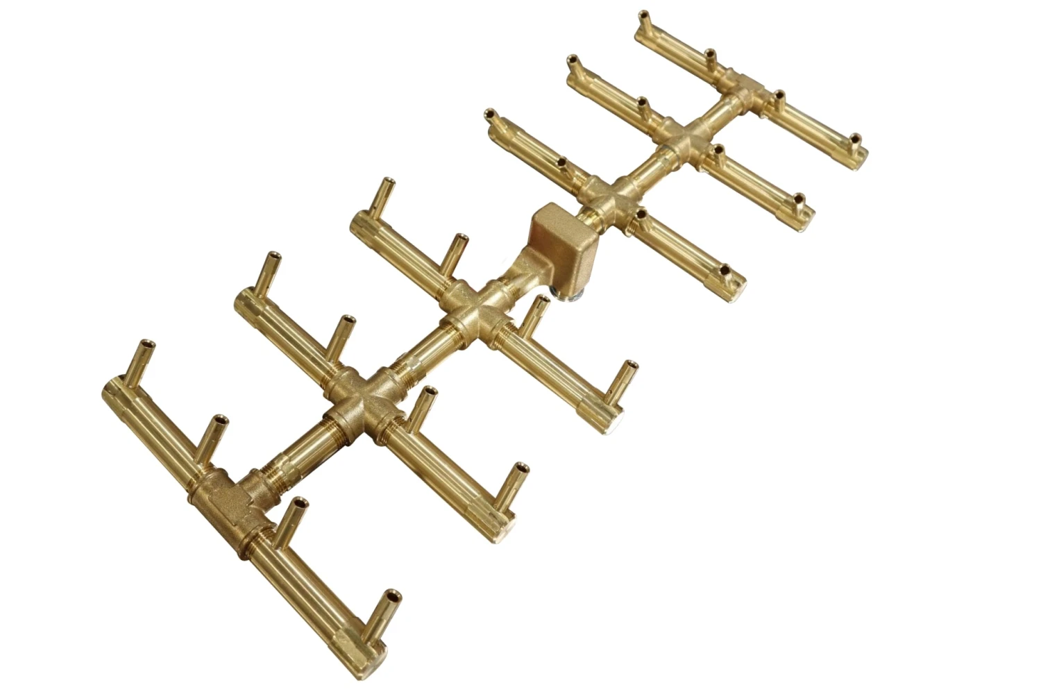 Warming Trends Crossfire Double Tree Style Brass Gas Fire Pit Burners 6 Warming Trends Crossfire Double Tree Style Brass Gas Fire Pit Burners - Image 4