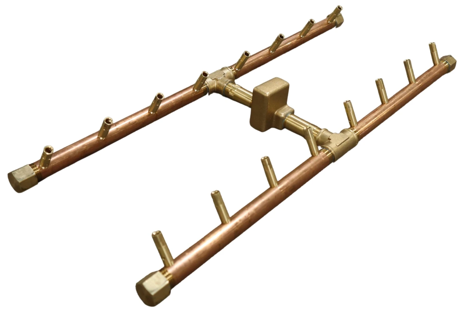 Warming Trends Crossfire H-Style Brass Gas Fire Pit Burners 6 Warming Trends Crossfire H-Style Brass Gas Fire Pit Burners - Image 4