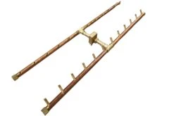 Warming Trends Crossfire H-Style Brass Gas Fire Pit Burners 22 Warming Trends Crossfire H-Style Brass Gas Fire Pit Burners -Grand Canyon CFBH240 WS