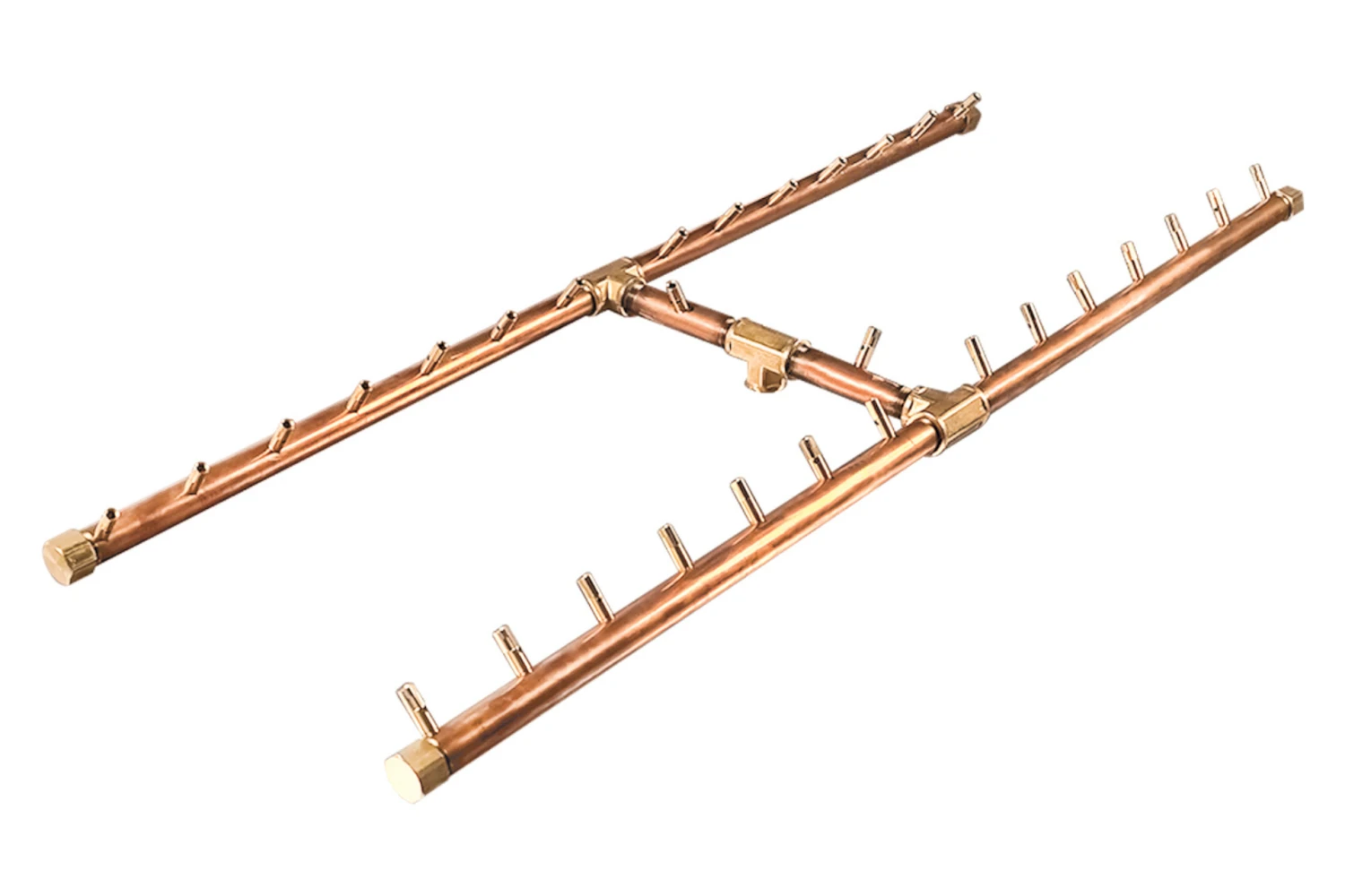 Warming Trends Crossfire H-Style Brass Gas Fire Pit Burners 12 Warming Trends Crossfire H-Style Brass Gas Fire Pit Burners - Image 10