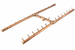 Warming Trends Crossfire H-Style Brass Gas Fire Pit Burners 26 Warming Trends Crossfire H-Style Brass Gas Fire Pit Burners -Grand Canyon CFBH340 H style 340
