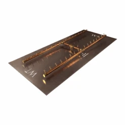 Warming Trends Crossfire H-Style Brass Burner With Rectangle Pan