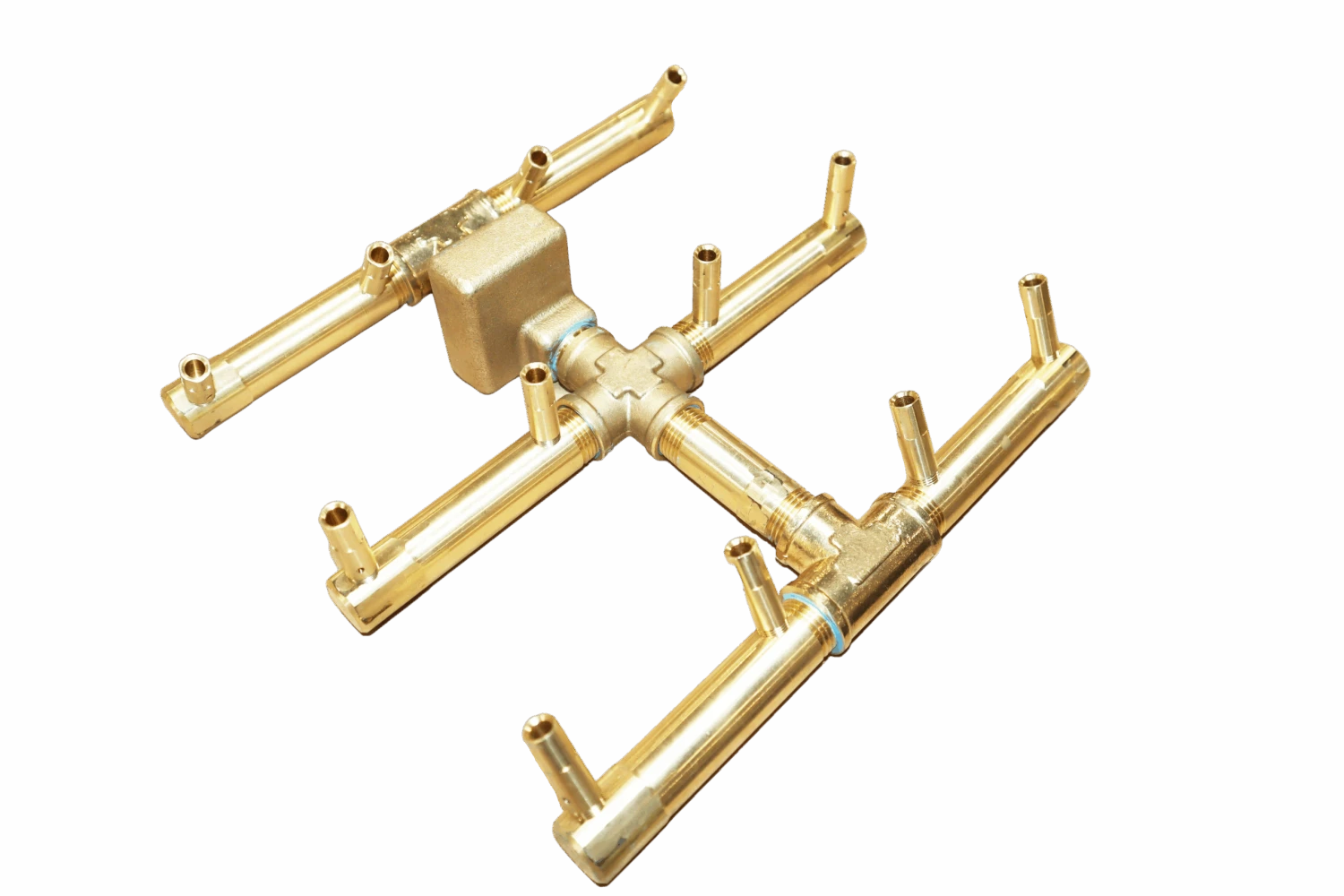 Warming Trends Crossfire Square Style Brass Gas Fire Pit Burners 5 Warming Trends Crossfire Square Style Brass Gas Fire Pit Burners - Image 3