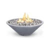 60" Cazo Gas Fire Pit - Narrow Ledge 1 60" Cazo Gas Fire Pit - Narrow Ledge -Grand Canyon Cazo GFRC Fire Pit No Ledge Gray 1024x1024 1