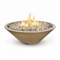 60" Cazo Gas Fire Pit - Narrow Ledge 14 60" Cazo Gas Fire Pit - Narrow Ledge -Grand Canyon CazoFire Pit No Lip Brown scaled 500x500 1 450x450 1