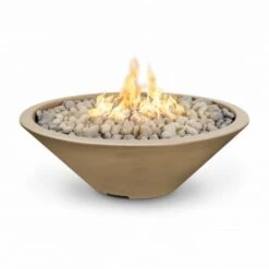 48" Cazo Gas Fire Pit - Narrow Ledge 14 48" Cazo Gas Fire Pit - Narrow Ledge -Grand Canyon CazoFire Pit No Lip Brown scaled 500x500 1 2