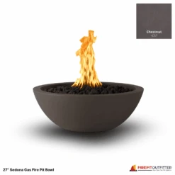 27" Sedona Gas Fire Pit Bowl 37 27" Sedona Gas Fire Pit Bowl -Grand Canyon Chestnut 27 Sedona Gas Fire Pit