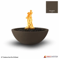 27" Sedona Gas Fire Pit Bowl 35 27" Sedona Gas Fire Pit Bowl -Grand Canyon Chocolate 27 Sedona Gas Fire Pit