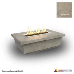 Contempo Rectangle Fire Pit 13 Contempo Rectangle Fire Pit -Grand Canyon Contempo rectable fire pit light basalt
