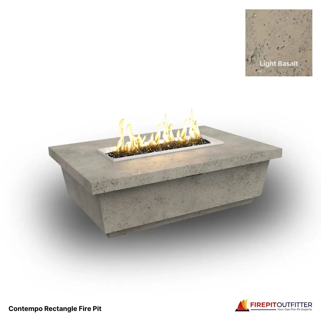Contempo Rectangle Fire Pit 4 Contempo Rectangle Fire Pit - Image 2