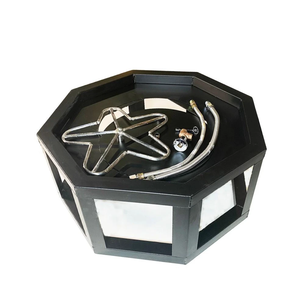 Custom Octagon Fire Pit Kit 27″ 3 Custom Octagon Fire Pit Kit 27″