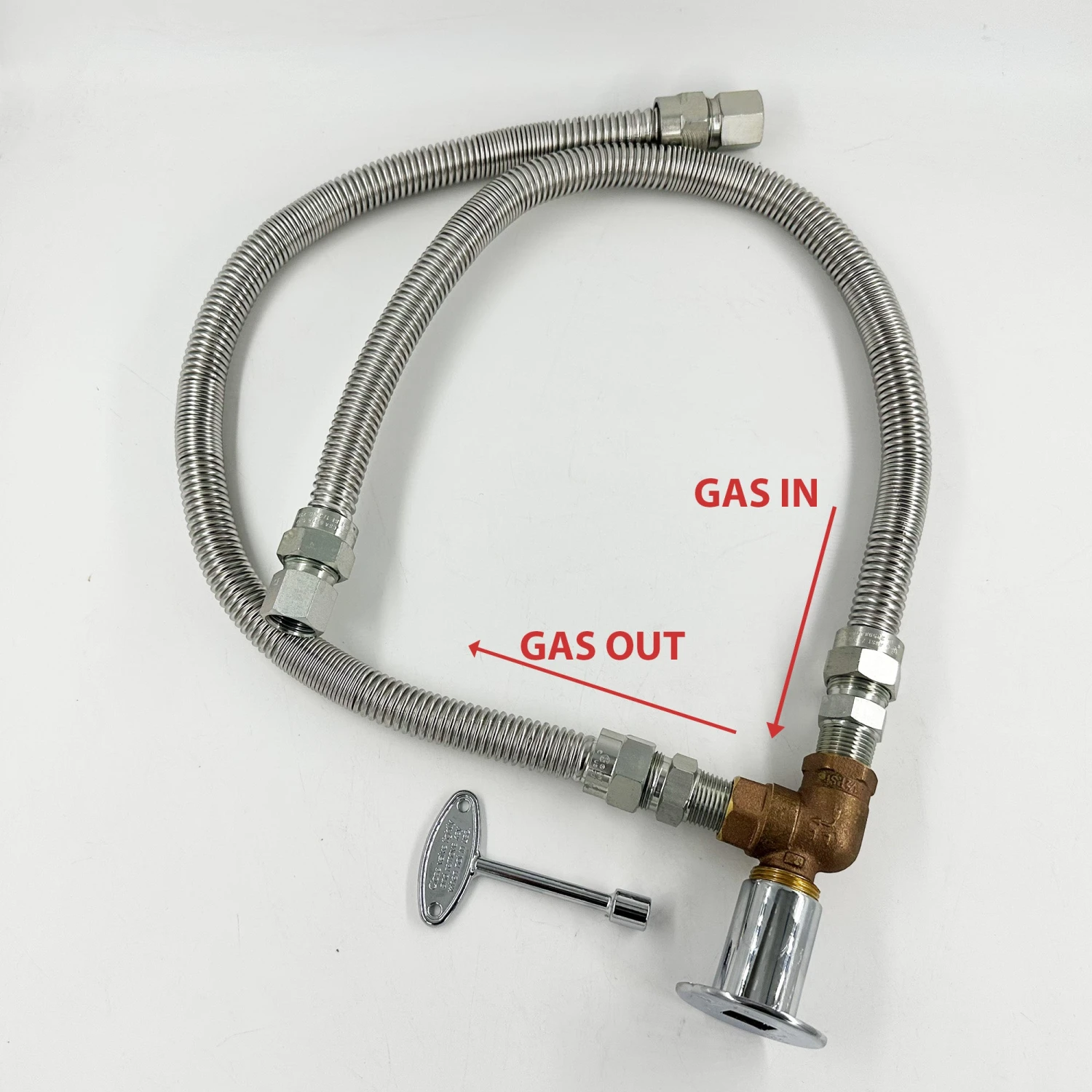 High Capacity Angle Manual Ball Valve With Pewter Flange 4 High Capacity Angle Manual Ball Valve With Pewter Flange - Image 2