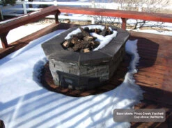 61″ X 42″ Rectagon Custom Stone Gas Fire Pit 40 61″ X 42″ Rectagon Custom Stone Gas Fire Pit -Grand Canyon DSCF371821