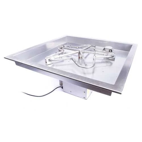 HPC 42″ Square Drop In Pan Torpedo Burner Electronic Ignition System 3 HPC 42″ Square Drop In Pan Torpedo Burner Electronic Ignition System
