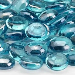 Aqua Blue Luster Firebeads 10 Aqua Blue Luster Firebeads -Grand Canyon FB AQULST c