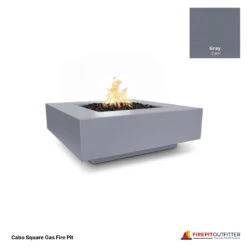 Cabo Square Gas Fire Pit 32 Cabo Square Gas Fire Pit -Grand Canyon Gray cabo square gas fire pit png