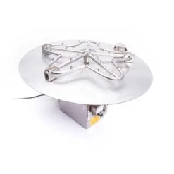 HPC 30″ Round Flat Pan Torpedo Burner Electronic Ignition System