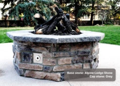 42″ Octagon Custom Stone Gas Fire Pit -Grand Canyon IMG 1426 1024x7321 1