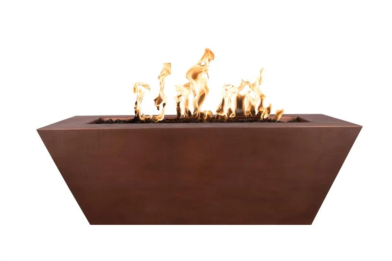 Mesa Copper Rectangle Gas Fire Pit (3 Sizes Available) 4 Mesa Copper Rectangle Gas Fire Pit (3 Sizes Available) - Image 2