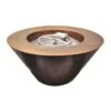 Mesa Round Copper Gas Fire Bowl 1 Mesa Round Copper Gas Fire Bowl -Grand Canyon MesaRoundCopperGasFireBowl