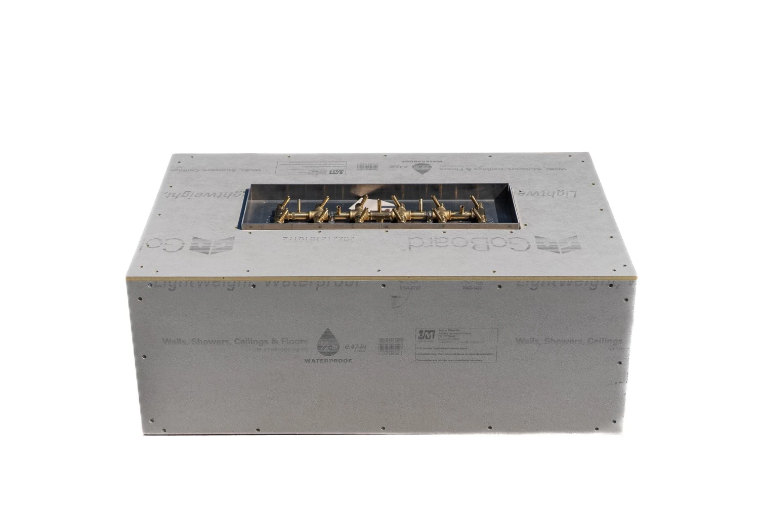 Rectangle Ready To Finish Fire Pit With Warming Trends Crossfire Burner 6 Rectangle Ready To Finish Fire Pit With Warming Trends Crossfire Burner - Image 4