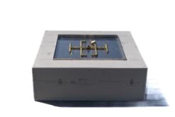 Square Ready To Finish Fire Pit With Warming Trends Crossfire Burner 9 Square Ready To Finish Fire Pit With Warming Trends Crossfire Burner -Grand Canyon NEW RTF Design 6