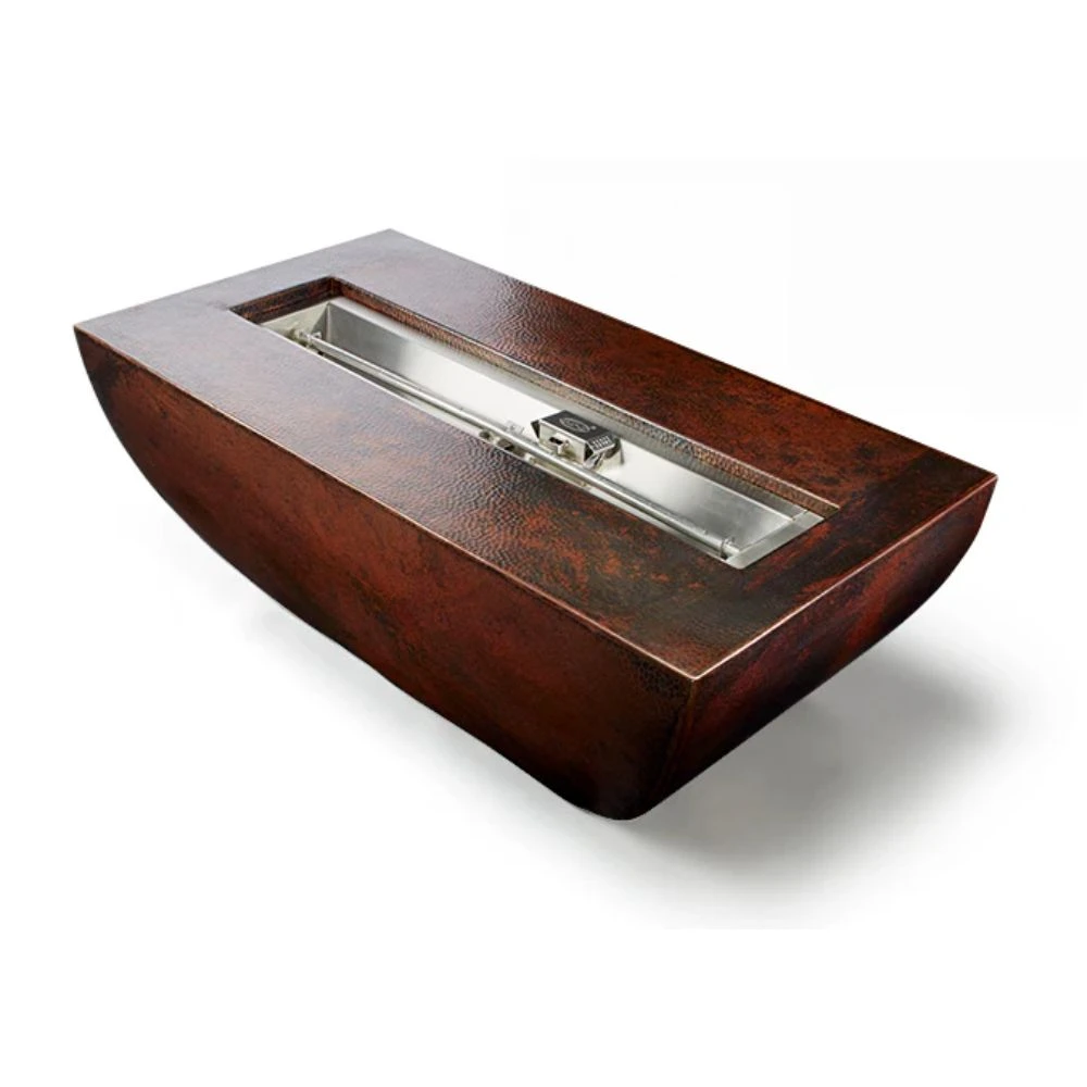 Phoenix Copper Fire Pit With Linear Burner 3 Phoenix Copper Fire Pit With Linear Burner