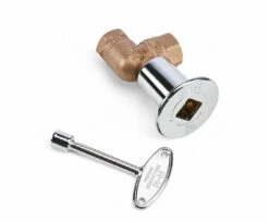 Angle Manual Ball Valve With Chrome Flange