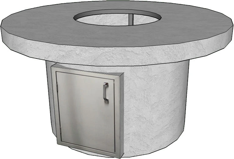 Outdoor Plus Round Coffee Table Ready To Finish Fire Pit Kit 4 Outdoor Plus Round Coffee Table Ready To Finish Fire Pit Kit - Image 2