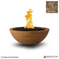 27" Sedona Gas Fire Pit Bowl 28 27" Sedona Gas Fire Pit Bowl -Grand Canyon Rustic Coffee Sedona 27 gas fire pit