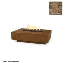 Cabo Linear Gas Fire Pit 32 Cabo Linear Gas Fire Pit -Grand Canyon Rustic Coffee cabo linear gas fire pit