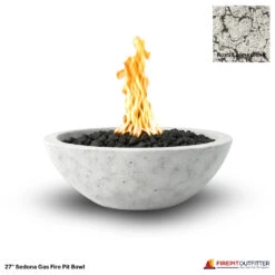27" Sedona Gas Fire Pit Bowl 24 27" Sedona Gas Fire Pit Bowl -Grand Canyon Rustic Limestone Sedona 27 gas fire pit